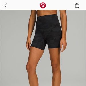 LuLulemon align high rise short 6” heritage camo